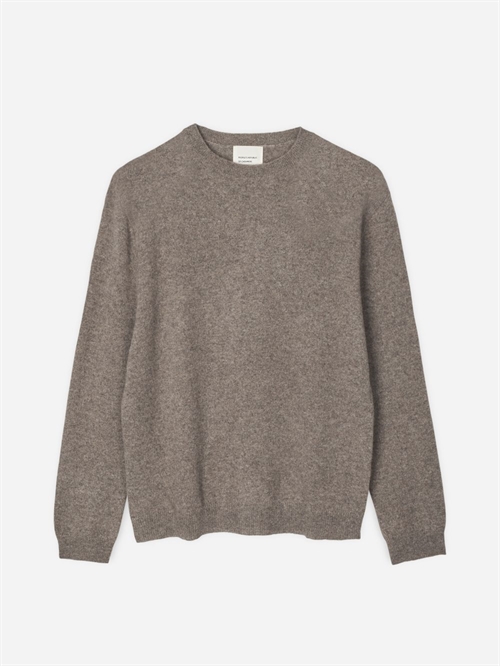 PEOPLES REPUBLIC OF CASHMERE WOMENS OVERSIZED ROUNDNECK TRUFFLE